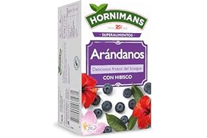 Hornimans Infusión de Arándanos con Hibisco 100% Natural | 20 bolsitas | Con Teína