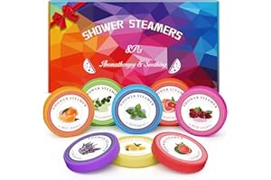 ‎LINKAX Linkax Kleine Geschenke für Adventskalender Füllung 2025, Kleinigkeiten Weihnachtsgeschenke für Frauen, 8 Stück Shower Steamers Aromatherapie Entspannung Geschenke für Frauen, Nikolaus Wichtelgeschenk