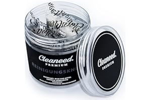 ‎CLEANEED Cleaneed Premium Reinigungsknete Auto Doppelset [2X 100g Auto Knete Set - Mittel & Mild] – Schonende & einfache Lackreinigung - Lackknete ideal auch als Flugrost-, Harz- und Teerentferner