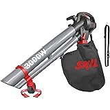 Skil Laubsauger und Gebläse Urban Series 0796 AA (3000 W, 270 Km/h, 13 m³/min, 45 L Fangsack, Häckselfunktion, Easy Storage S