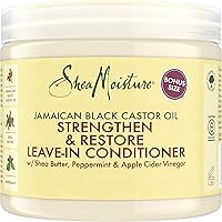 SHEA MOISTURE Moisture Jamaican Black Rizinusöl Stärken/Grow and Restore Leave In Conditioner, 431 ml
