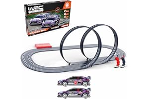 Ninco - WRC Hybrid Boost - Circuito de Slot a Escala 1/50 y Recorrido de 320cm, Incluye Dos vehículos Ford Puma híbridos del Campeonato del Mundo de WRC 2022, a Partir de 3 años (91019)