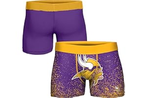 ‎FOCO FOCO NFL Herren-Boxershorts, offizielles Lizenzprodukt, Team-Farbe, Primär-Logo, Fußball-Fan, Unterwäsche