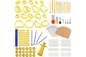‎YAYATTY Yayatty 299 Stück Polymer Clay Cutter Set, 18 Form Clay Ohrring Cutters mit Ohrringe Zubehör, Plastic Clay Ohrringschneider für Polymer Clay Schmuckherstellung