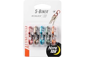 Nite Ize S-Biner MicroLock - Llavero con Llave
