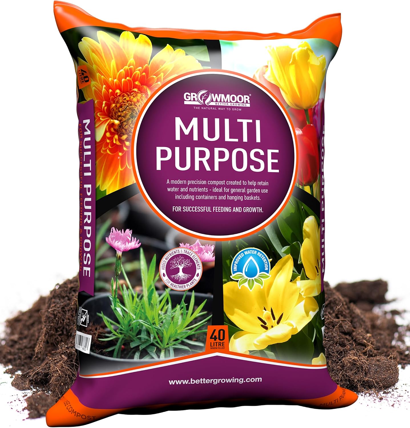 Growmoor Multi-Purpose Compost 40 Litre