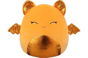 Squishmallows 7.5-Inch Tangie the Orange Bat Halloween Plush