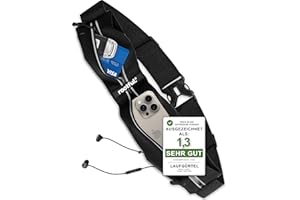 rootful.® Laufgürtel für Handy [HOCHWERTIG] Running Belt für Handy, Smartphone, Schlüssel UVM. | Bauchtasche Joggen für Herren und Damen | Deutsche Markenqualität
