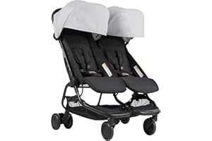 Poussette Double Mountain Buggy Nano Duo - Silver