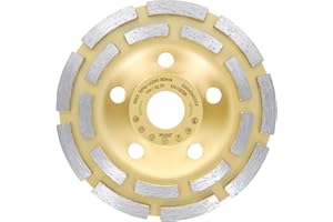 PRODIAMANT Disque Diamant à Meuler Béton/universelle 125 x 22,2 mm - diamant meule Double Rangée 125mm