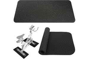 Esterilla protectora para el suelo, dispositivo de fitness, 2 unidades, de silicona de doble cara, antideslizante, resistente a los golpes, alfombrilla para aparatos de fitness, cinta de correr - 1
