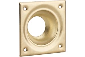 THIRARD - Entrata a Cuvetta per Serratura - Ottone Stampato - Finitura Elegante - Compatibile con Serrature di Sicurezza - Installazione Facile - Finitura Decorativa - Ø 23 mm - Giallo/Dorato