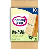 Handy Bag Waste Bags 10 L Non-Drip Compostable Biodegradable Paper Pack of 0
