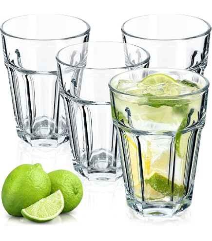 Lot De 2 Verres à Mojito 365 Ml – Verres Gravés Motifs Mojito – Parfaits Cocktails & Cadeaux