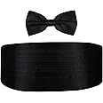 Peluche Black Cummerbund Set for Men
