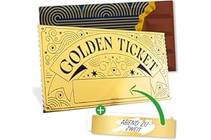 ‎INOVIDA Inovida Goldenes Ticket Gutschein : Rubbellos Gutschein zum Selber Ausfüllen – Rubbellose Selber Machen – Goldene Rubbelkarte – Golden Ticket Voucher Karte – Personalisierte Geschenke
