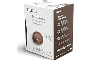 NUPO Diet Shake Chocolatée – Shakes diététiques de qualité supérieure pour la gestion du poids I Shake de remplacement de repas cliniquement prouvé pour le contrôle du poids I 12 portions I Sans OGM