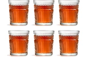 Libbey Vaso Radiant – 355 ml / 35,5 cl - 6 Unidades - Diseño vintage - Apto para lavado en lavavajillas