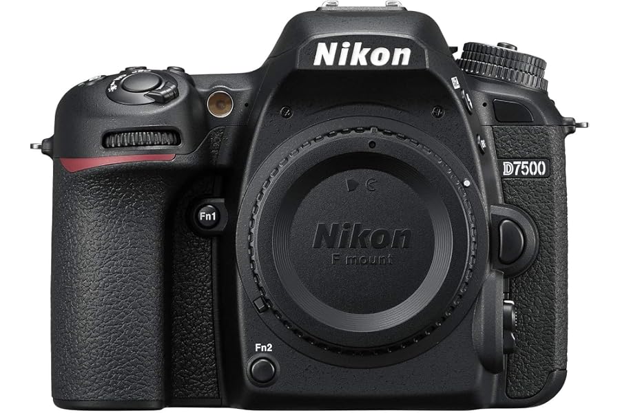 Nikon D7500 Gehäuse Digitalkamera, 20,9MP DX-CMOS-Filter ohne Optischen Tiefpassfilter schwarz (Generalüberholt)