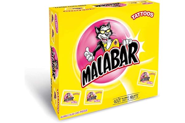 Malabar Bonbons Tutti Boite de 200 Pièces