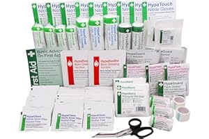 SAFETY FIRST AID GROUP Safety First Aid First Aid Kit Refill Pack British Standard 8599 Compliant, Medium 25-100 Persons