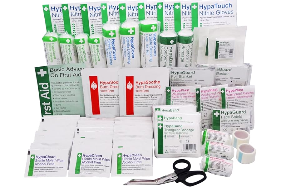 Safety First Aid Group British Standard First Aid Refill, Medium 25-100 Persons