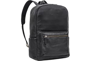 STILORD 'Quincy' Plecak z przegrod± na laptopa Skórzany Mêski Damski Plecak do pracy Du¿y Plecak Szkolny Uni Plecak Vintage