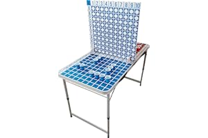 Beer Pong® | Pack BattleShots Officiel | Bataille Navale | Table 80 Shots Rouge/Bleu | Kit Complet | Qualité Premium | Jeu à Boire | Etanche | Inrayable | Apéro