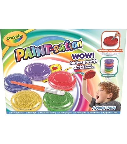 Crayola Color Wonder Magic Light Brush - Pinceau Magique Sans Taches Pour Enfants Dès 3 Ans
