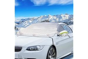 ihaspoko Auto Frontscheibenabdeckung, Windschutzscheibe Sonnenschutz UV-Schutz für Sonne, UV-Strahlung, Staub, EIS, Frost und Schnee