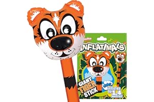 Inflatimals - Tigre de Deluxebase. Ballon Gonflable géant en Forme d'animal. Jouet Cadeau pour Enfants ou décoration pour fête d'anniversaire