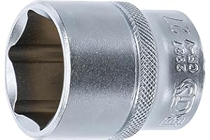 BGS 2927 | Llave de vaso hexagonal | entrada 12,5 mm (1/2") | 27 mm