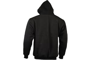 BIKERS GEAR AUSTRALIA Bikers Gear The Crossfire Veste à capuche de moto en Kevlar noir, protection CE, petite taille