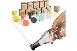 CULOCLEAN.COM CuloClean Bidé De Mano para WC. Hecho en España. El bidet portátil más discreto. Compatible con cualquier botella de plástico. Ducha sanitaria o de viaje, tapón acoplable. (12 pcs colores)