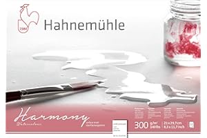 Hahnemühle Harmony Bloc aquarelle 12 feuilles 300 gr ,21 x 29,7 cm