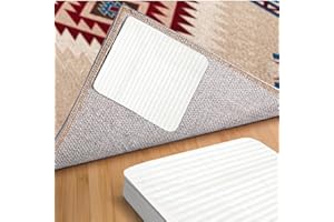 AOOTUERL Antiscivolo per tappeto, 8 Pezzi Adesivo Gripper, Anti Arricciatura Bagno Cucina Tutti I Pavimenti Lisci