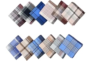 emlstyle Handkerchiefs for men Cotton Pocket Handkerchiefs