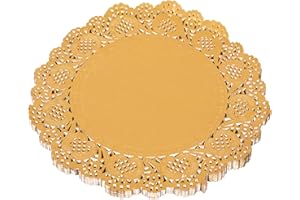 ANTETOK Lot de 100 napperons en Papier Ronds en Dentelle de 30,5 cm pour fête, Mariage, décoration de Table, Absorbant l'huile, Outil de Cuisson jetable, Outil de Cuisson de Cuisine, Biscuits, gâteau