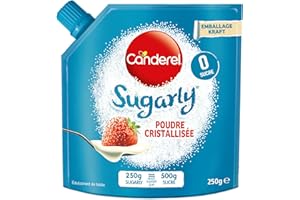 Canderel Sugarly - Poudre Cristallisée - Zéro Sucre - Édulcorant | 250g