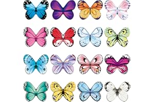 PAIVSUN Lesezeichen Magnetisch 16 Stücke, Magnetische Lesezeichen Kinder Mädchen, Bookmark Lesezeichen Magnet Seiten Markierungen Verschiedene Buch Markierungen für Schüler Lesen, Lesezeichen Schmetterling