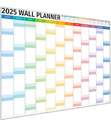 Planning Annuel Magnétique 52 Semaines Bi-Office - 90x60 Cm - Avec Marqueur Et Accessoires