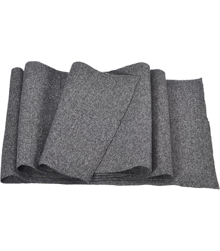 BENECREAT Tessuto A Coste Rosso Scuro - Cotone Con Elastan, 22x63 Cm, Elastico Per Polsini, Colli E Orli, Progetti Cucito