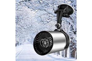 CoyCriter Car Heater, 2026 New Car Heater Defroster, Cup Shaped Car Windscreen Heate, 12V Portable Car Heater, 2 in 1 Heating & Cooling Fast Heating Defrost Defogger with Suction Holder