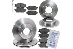 LOTT-AUTOTEILE 4 Bremsscheiben + Bremsscheiben vorne + hinten