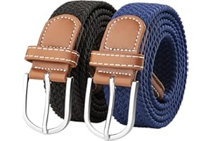 Yangbaga Ceinture Tissu Homme Sangle Extensible Ceinture Elastique Homme Idée Cadea pour Sports, Voyages
