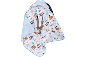 bababy sacco ovetto invernale, copri ovetto neonato universale, copertina ovetto neonato, sacco nanna ovetto 100% Cotone OEKO-TEX Made in EU/Coperta neonato avvolgente universale multiuso 80x80