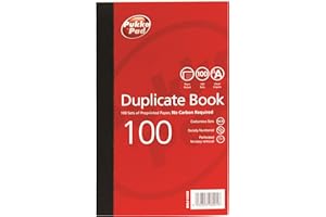 Pukka Pads 6901-FRM Value 216x130mm Plain Ruled Duplicate Book (Pack of 5)