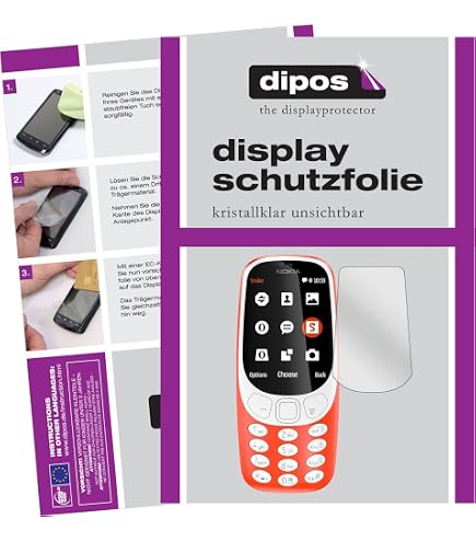 2x Pellicola per Nokia 8810 Protettiva Protezione Schermo Antiriflesso dipos