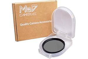 MaD Cameras 52mm Circular Polarizing CPL Camera Filter for Digital SLRs & Lenses – Compatible with Canon 18-55mm, 75-300mm & More | Enhances Contrast & Color Saturation