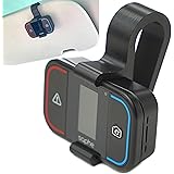 Supporto parasole adatto per mini rilevatore di flash Saphe Drive, mount/clip per parasole (nero, per Saphe Drive Mini)